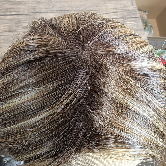 Belle Tress Peppermint Hand Tied Brown Sugar Sweet Cream Wig - Picture 3 of 7